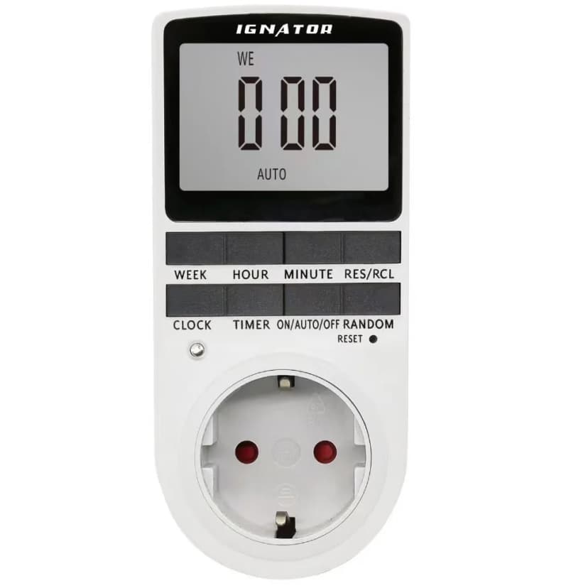 Ignator L+N 16A Digital Timer
